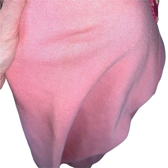 Vintage 1980's Pannill Knitting Co Women's M Medium Sweater Ruffles Peplum Pink - Picture 5 of 9